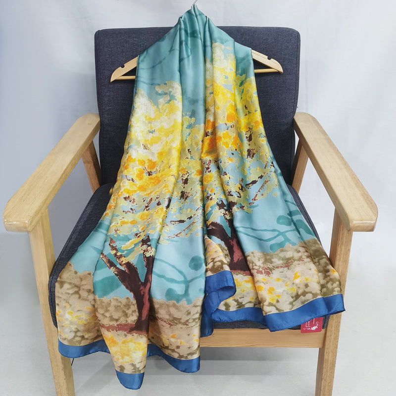 All-match Shawl Long Scarf Printed Scarf