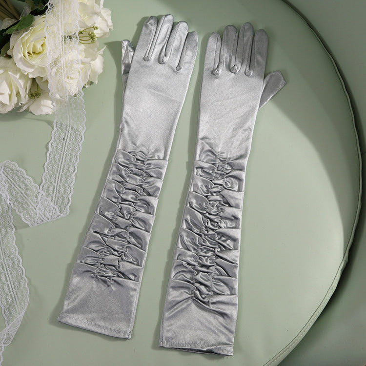 Performance Singer Long Lengthened Gloves For Women
