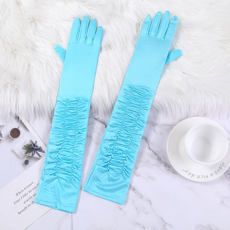 Performance Singer Long Lengthened Gloves For Women