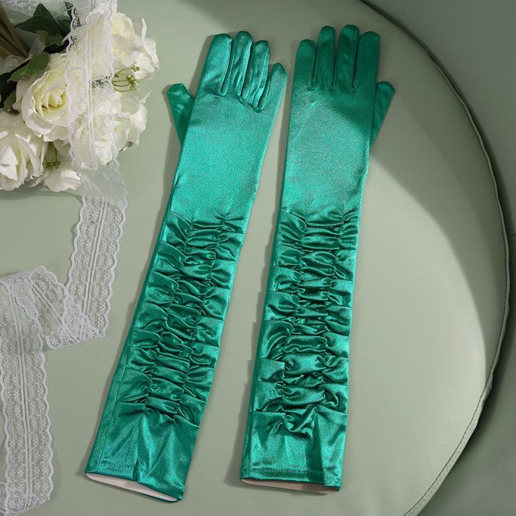 Performance Singer Long Lengthened Gloves For Women
