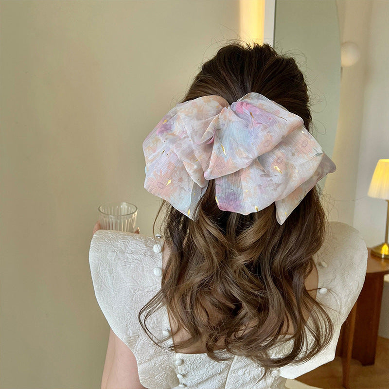 Women's High-quality Back Head Hair Accessories With Bow Hairpin