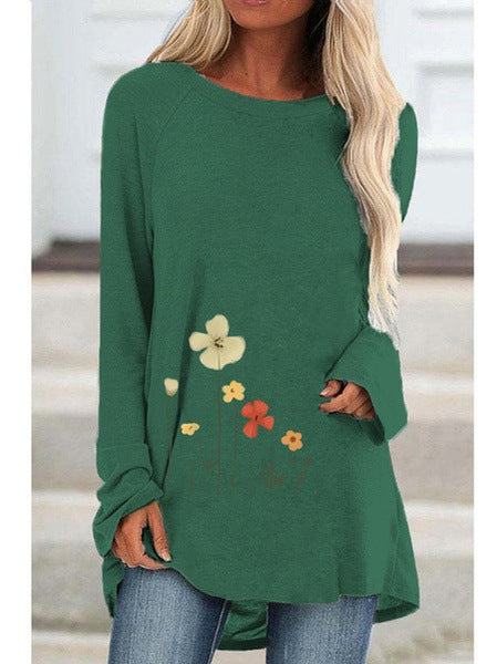 Amazon Wish New Floral Print Long Sleeve