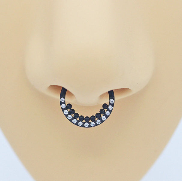 Piercing Jewelry Zircon Nose Ring Closure Ring