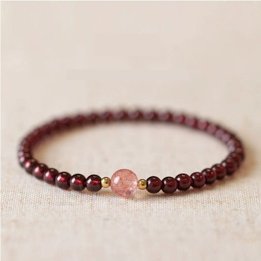 Gourd Bracelet Simple Garnet Bracelet For Women