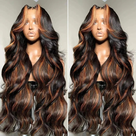 Gradient Color Big Wave Wig High-temperature Fiber