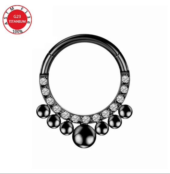 Piercing Jewelry Zircon Nose Ring Closure Ring