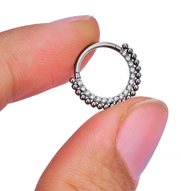 Piercing Jewelry Zircon Nose Ring Closure Ring