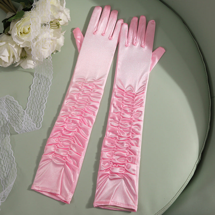 Performance Singer Long Lengthened Gloves For Women