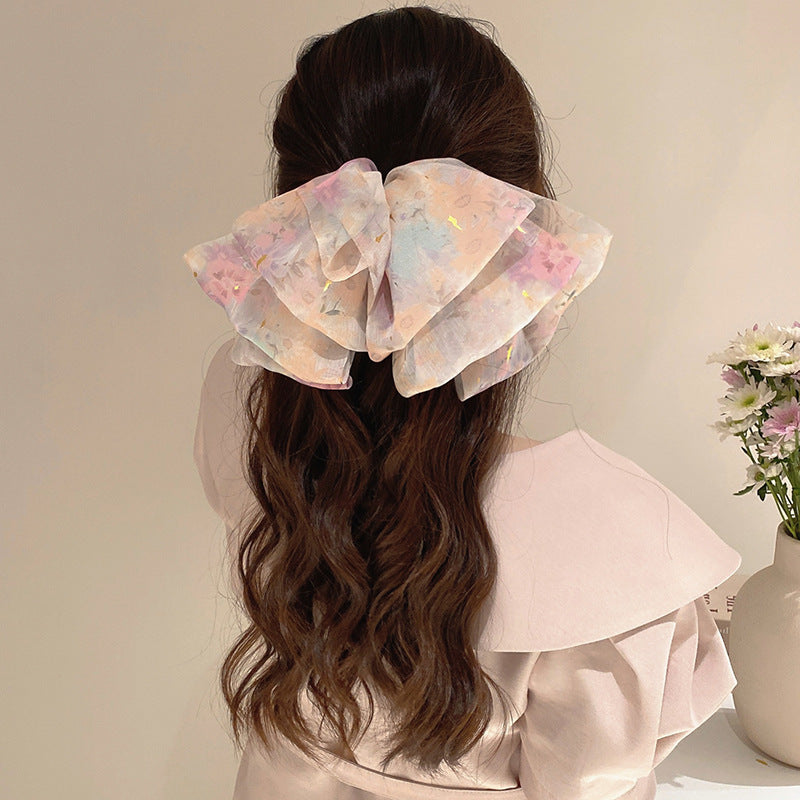 Women's High-quality Back Head Hair Accessories With Bow Hairpin
