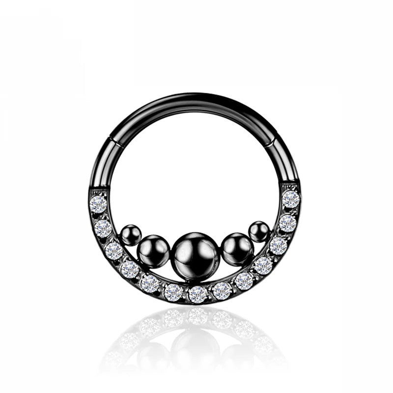 Piercing Jewelry Zircon Nose Ring Closure Ring