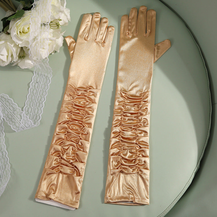 Performance Singer Long Lengthened Gloves For Women