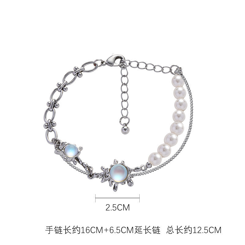 Pearl Stitching Bracelet For Women