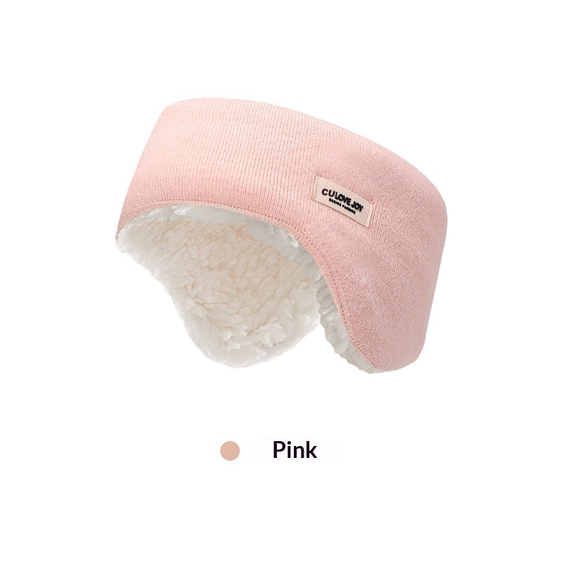 Winter Lamb Fur Ear Muffs For Women