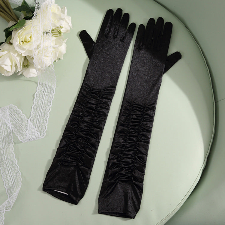 Performance Singer Long Lengthened Gloves For Women